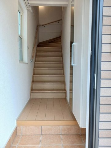 シンプルで使いやすい玄関です