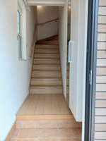シンプルで使いやすい玄関です