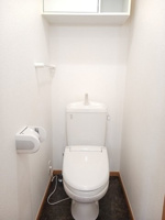 コンパクトで使いやすいトイレです
