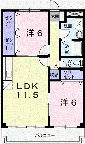 アクロポリス1の間取り
