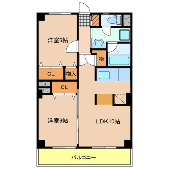 【間取り】 | 宇都宮グリーンハイツⅠ