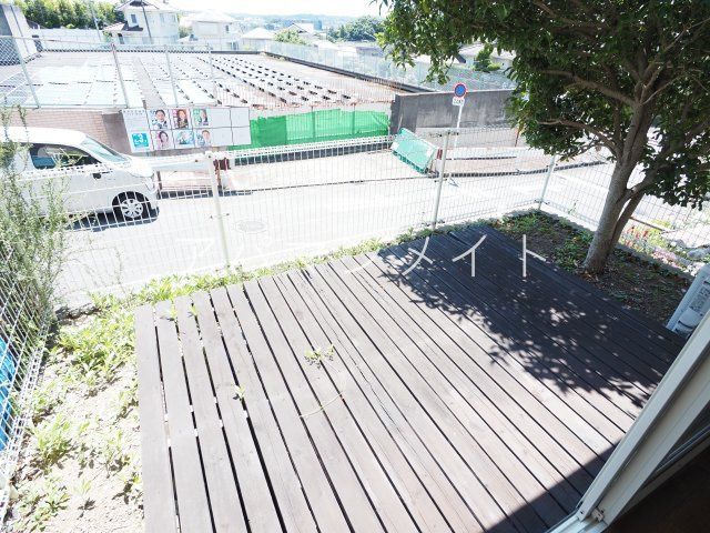 【バルコニー】 | ホープ戸塚台 | 1Fにウッドデッキあります！