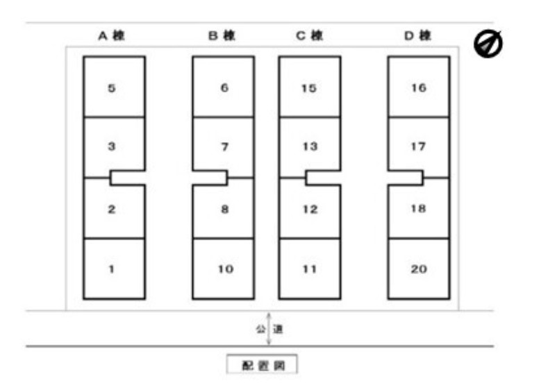 ローズガーデン(S-031B）の区画図