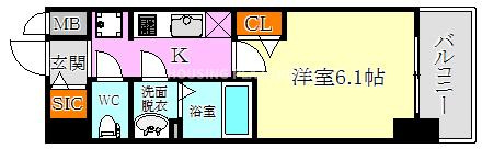 アドバンス神戸パ―チェの間取り