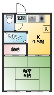 【間取り】 | 日東住宅二号館