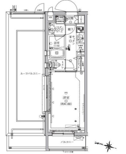 【間取り】 | クレイシア千歳船橋アーバンプレミオ