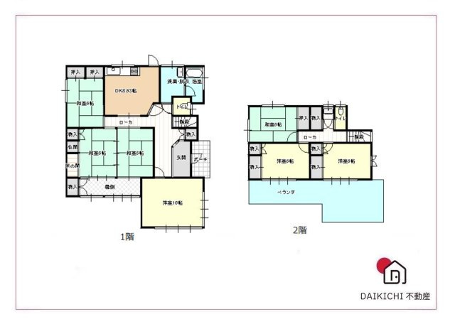 【間取り】 | 本庄市本庄3丁目　中古戸建