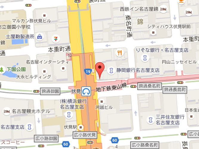 ＧＳ伏見センタービルの地図