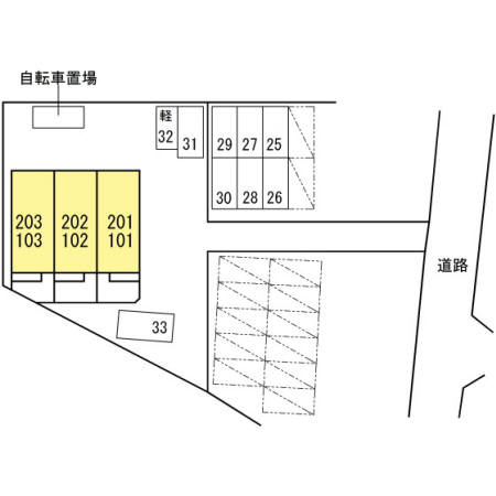 シイノキの区画図