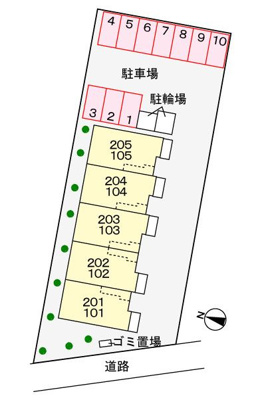 【区画図】 | マロンドエルA