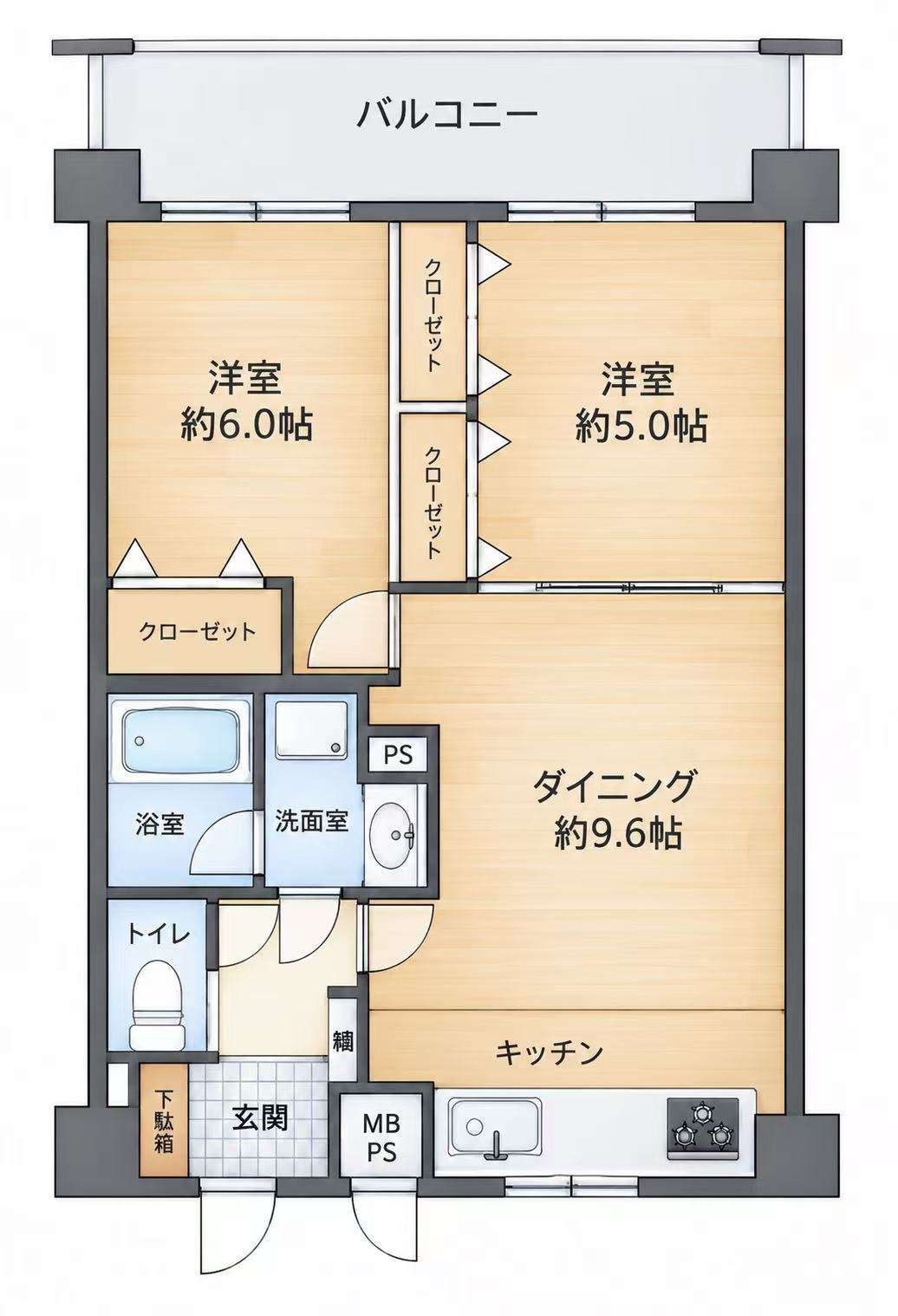 ビクセル伊勢佐木町の間取り