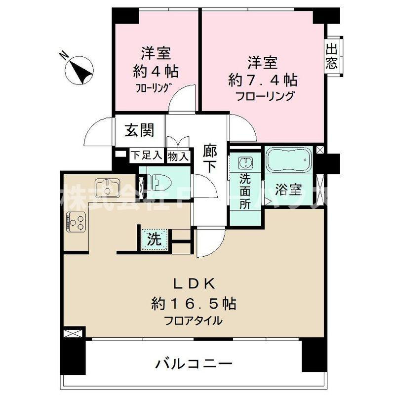グロースメゾン海神の間取り