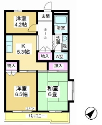 レジデンス的場の間取り