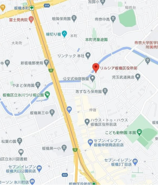 ＲＥＬＵＸＩＡ板橋区役所前の地図