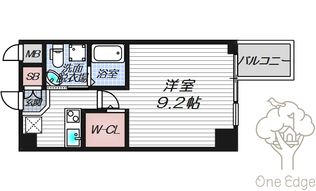 HS梅田EASTの間取り