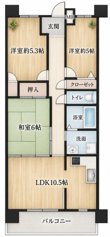 グランプレステージ明石西Ⅱ　　山陽電鉄「東二見駅」徒歩14分