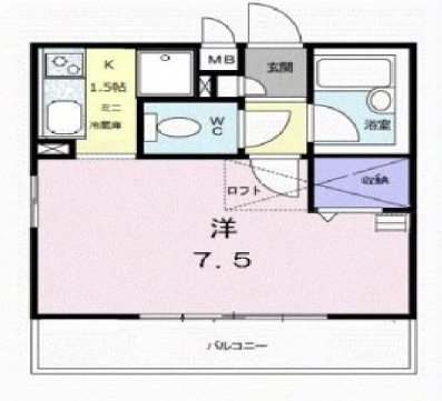 プラダ　ビレッヂの間取り