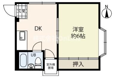 【間取り】 | パークサイド平野A