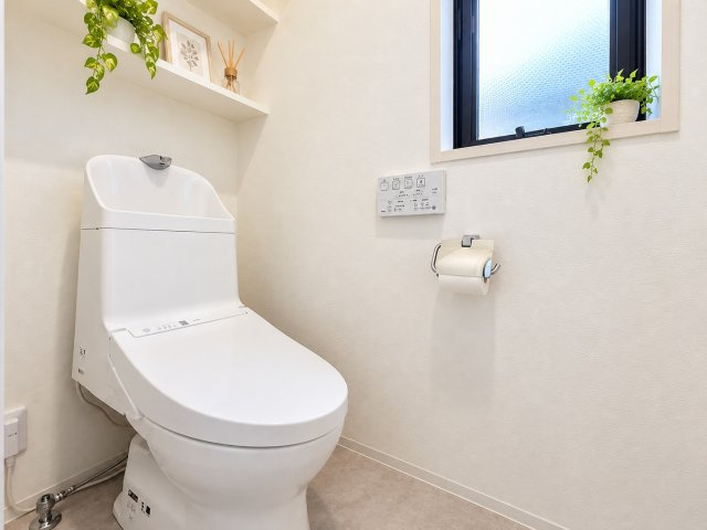 【トイレ】 | グリーンライン「東山田」中古戸建 | 落ち着いたトイレです
