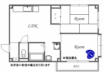 エスポワール参番館の間取り