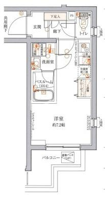 クレヴィスタ品川西大井の間取り