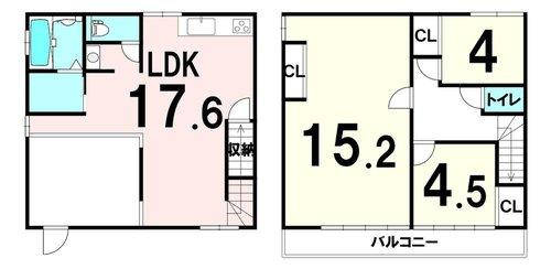 東門司中古戸建の間取り