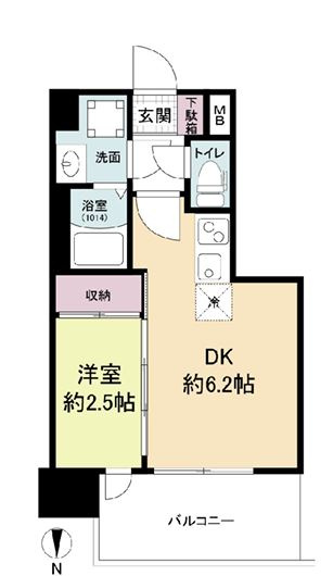 セレニテ天六ミラクの間取り