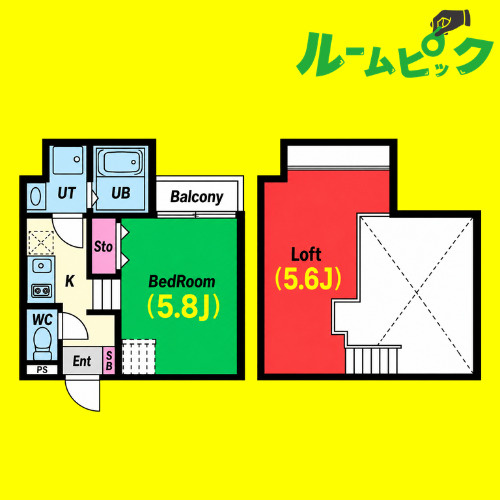 Creo庄内通六番館　名古屋市賃貸　仲介手数料無料の間取り