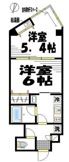 近鉄柏木ハイツの間取り