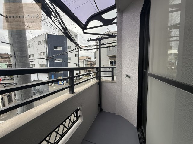 大阪市城東区永田1丁目のバルコニー