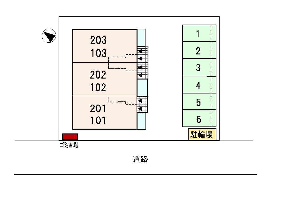 サングレアル・園の区画図