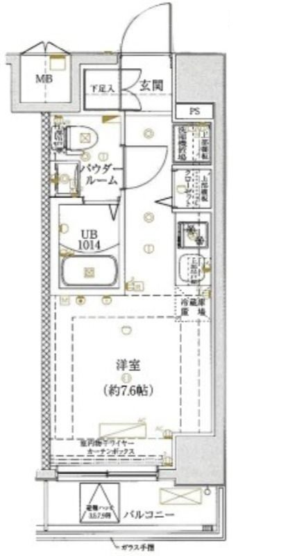 LUMEED横浜阪東橋の間取り|間取りです。