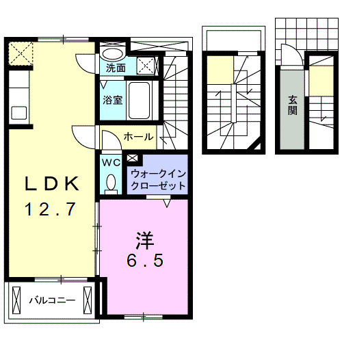 リーリエ・ブルーメの間取り|間取図