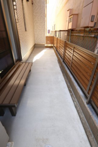 フレッツァ垂水福田のバルコニー
