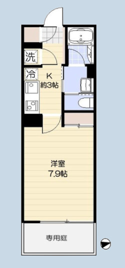 アピエレガーデンの間取り