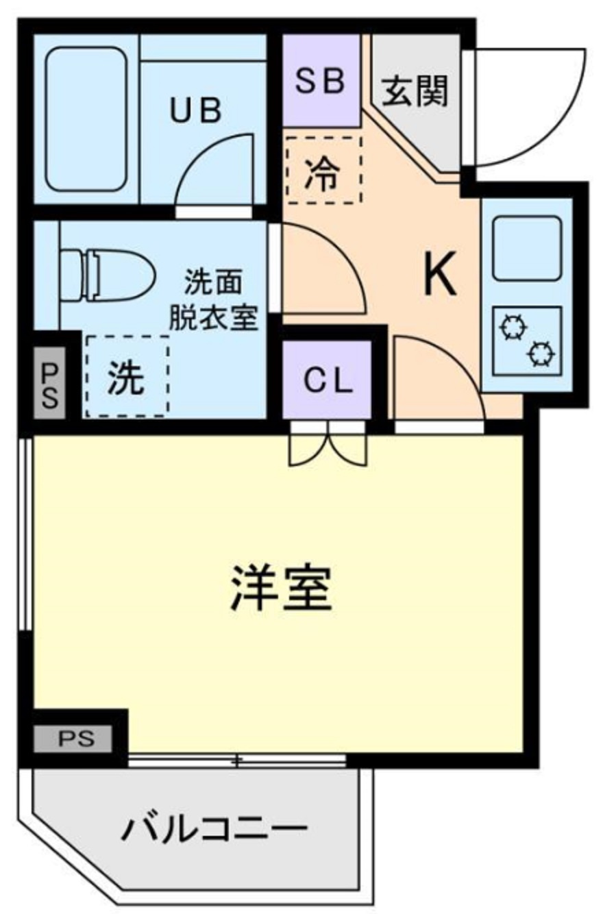 J’sコート南大井Ⅱの間取り|間取り