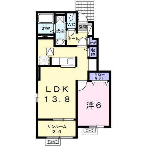 ドゥ・ステージアⅧの間取り