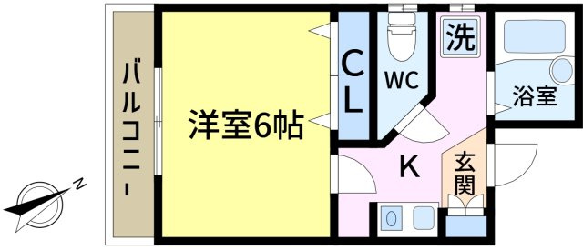 クレールカサベルデの間取り