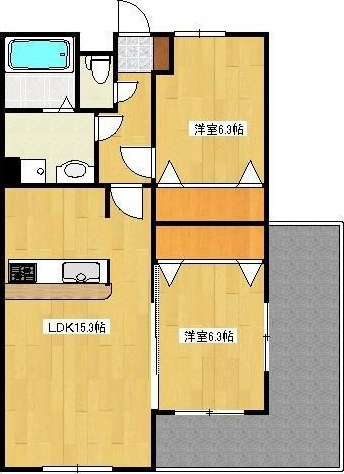ＡＤＶＡＮＣＥ武蔵野台の間取り