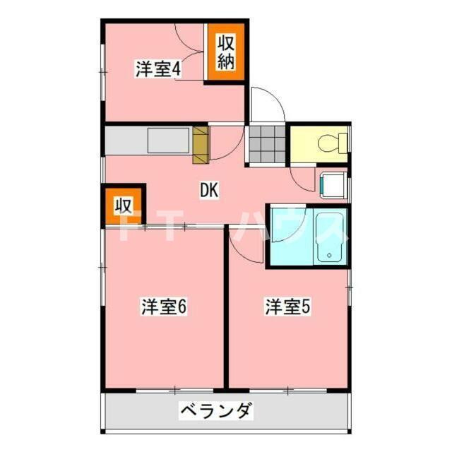 ハイツ橋本の間取り