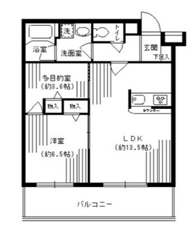 【間取り】 | ルミエール妙蓮寺Ⅱ