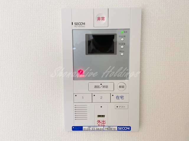 リブリ・ベイルーフ金沢八景のセキュリティ|モニタ付インターホンで安心♪