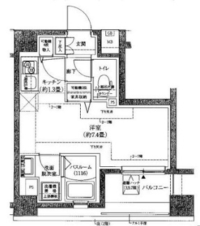 【間取り】 | ロアール蒲田弐番館 | 間取りです。