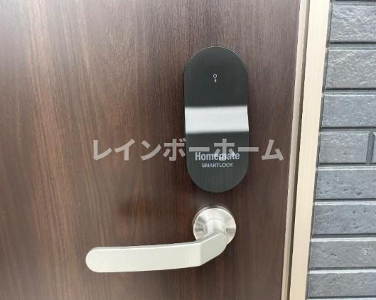 坂戸市薬師寺町　アパート新築工事のセキュリティ