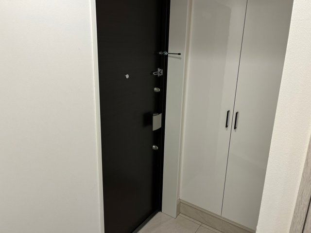 シンプルで使いやすい玄関です