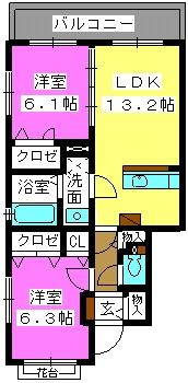 サン・グリーンの間取り