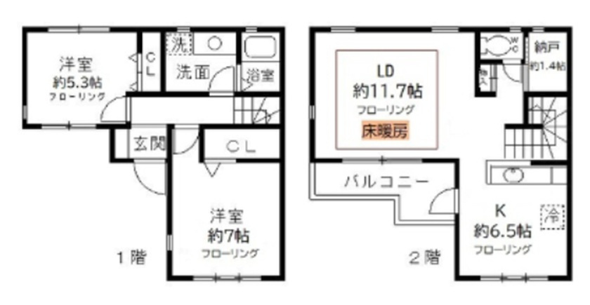 ワイズパークコートの間取り|間取り