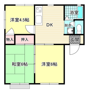 【間取り】 | ペアメゾンA棟