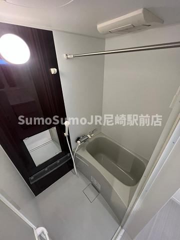 大阪市西淀川区姫里１丁目のアパートの浴室|日々の疲れを癒すお風呂付です