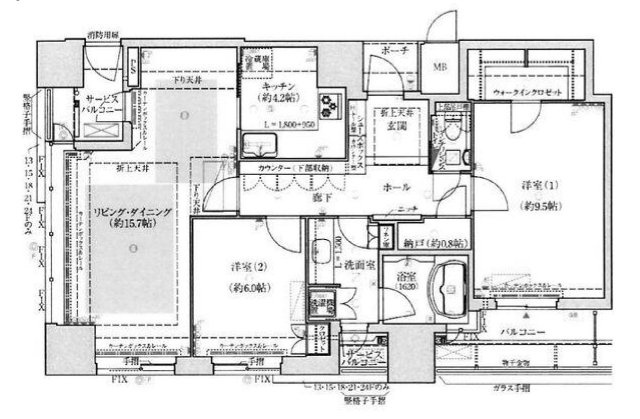 大阪市中央区内久宝寺町２丁目の賃貸マンション